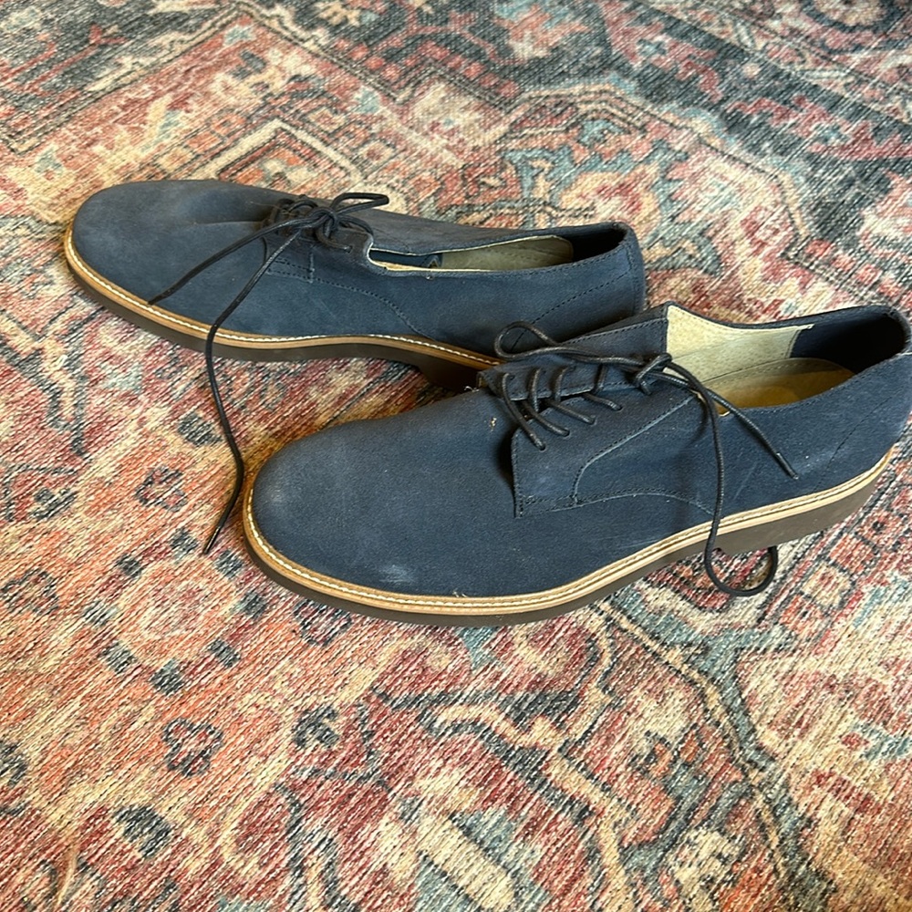 Banana republic performance loafers blue suede size 12